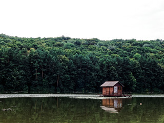 Obraz premium House on the lake.