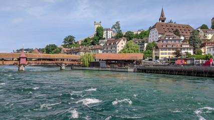 Covered Bridge in Lucerne