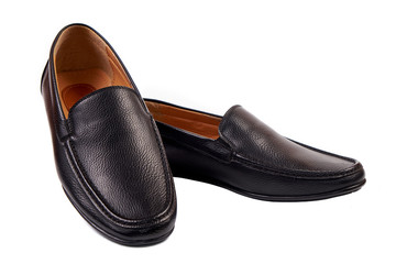 Black shoes isolated on a white background