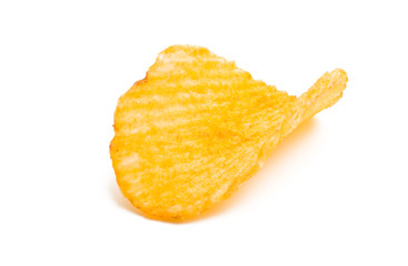 potato chips isolated