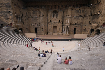 First century Roman theatre in Orange, France - a UNESCO World Heritage Site