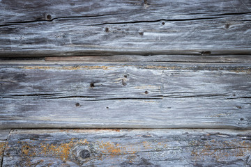 Holz Hintergrund rustikal, Bretterwand aus graum Holz, Vignettierung - obrazy, fototapety, plakaty