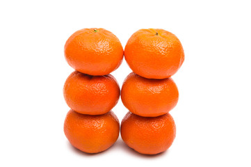 tangerine isolated