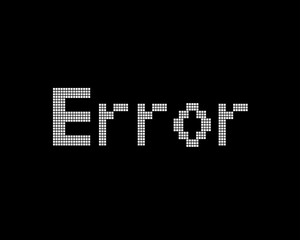 error, this is pictur of error