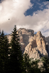 Panorama Dolomiti val Badia San Cassiano Veneto monti montagna