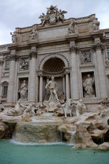 Fototapeta na wymiar fontaine de trevi, Rome, Italie