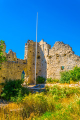 Chateau de Philippe de Cabassolle situated in Fontaine de Vaucluse village in France