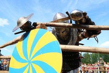 medieval knight in armor