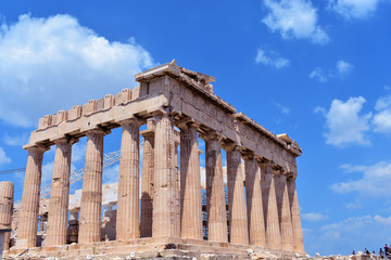 Parthenon at Athens in Greece