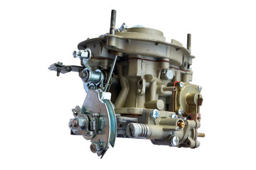 Fototapeta premium carburetor for automobile. isolated on white with clipping path