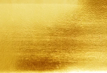 Crédence de cuisine en verre imprimé Métal Shiny yellow leaf gold foil texture