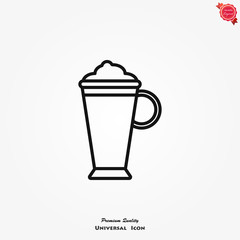 Cocktail icon vector