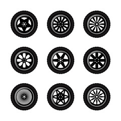 Car wheels set