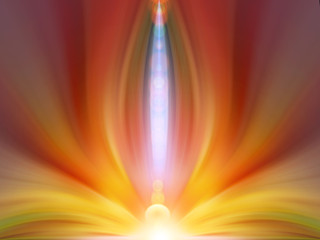 Abstract energy flower. Color autumn background. Blurred color light. Background for text and...