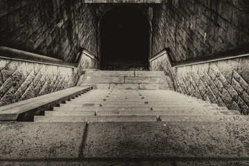 der Weg nach unten