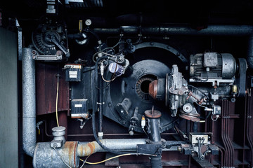 old lost abandonend industrial factory building powerhouse