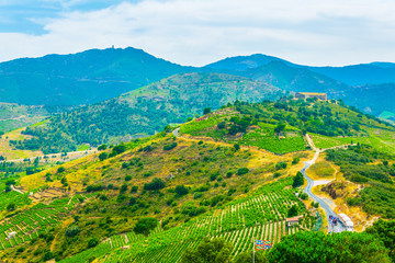 Pyrenees Orientales near Collioure in France