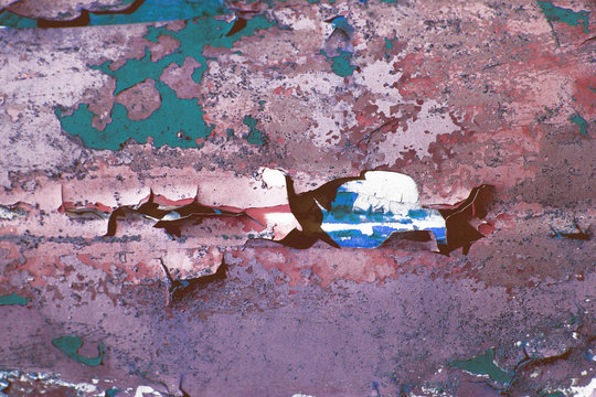 Very old rusty car color