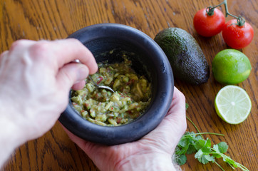Guacamole making