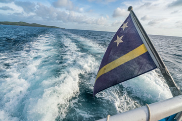   Sunset on a west coast sail  Curacao Views in the caribbean
