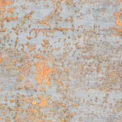 rusty peeling rough surface covered with gray paint