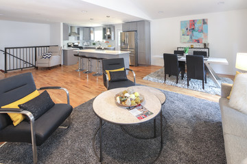 Modern Open-Concept Living area