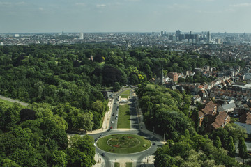 Cityscape of Brussels in a beautiful summer day, Belgium