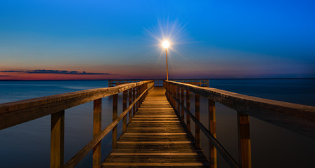Boardwalk sunset