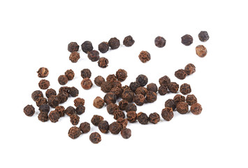 Black pepper on white