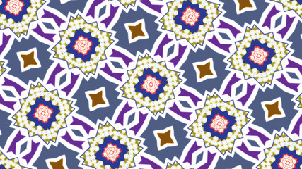 Abstract decorative patterns in Arabic style