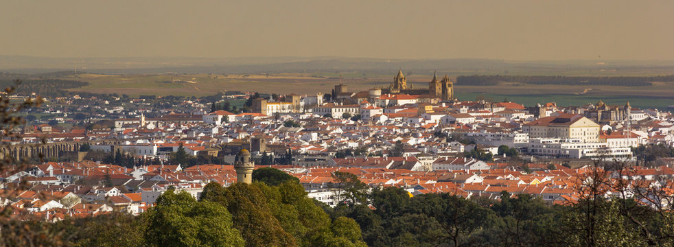 The charming city of Evora in the south of Portugal
