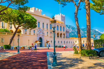 Palace of Prince of Monaco - obrazy, fototapety, plakaty