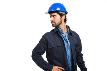 Portrait of an handsome engineer