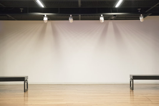 Empty gallery wall