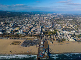 View of the City, At the Beach