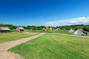 【青森県青森市】三内丸山の縄文遺跡竪穴住居群