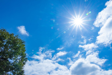 真夏の青空