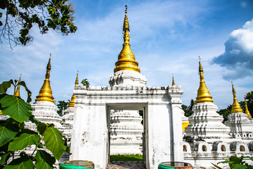 Chedi Sao Lang temple in Lampang province
