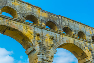 Pont du Gard aqueduct in France