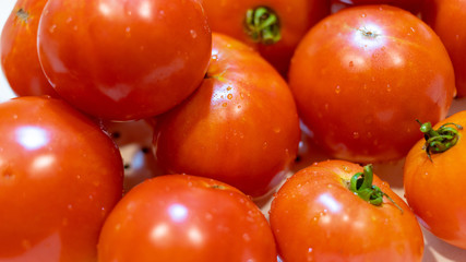 Ripe red tomatoes