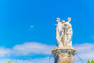 Fontaine de la Rotonde at Aix-en-Provence, France