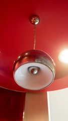 lamp on ceiling