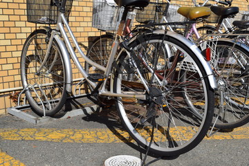Obraz premium 自転車置き場