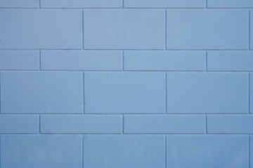 Naklejka premium Blue brick wall pattern background