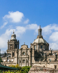 Fototapeta na wymiar Mexico City Metropolican Cathedral in Downtown Mexico City, Mexico