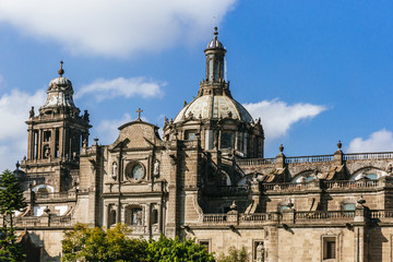 Obraz premium Mexico City Metropolican Cathedral in Downtown Mexico City, Mexico