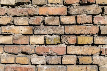 Old brickwork as a background