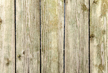 Old wooden planks in a fence as an abstract background