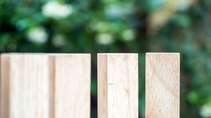 wood block nature background
