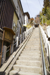 Steep stairs to Takayakushi